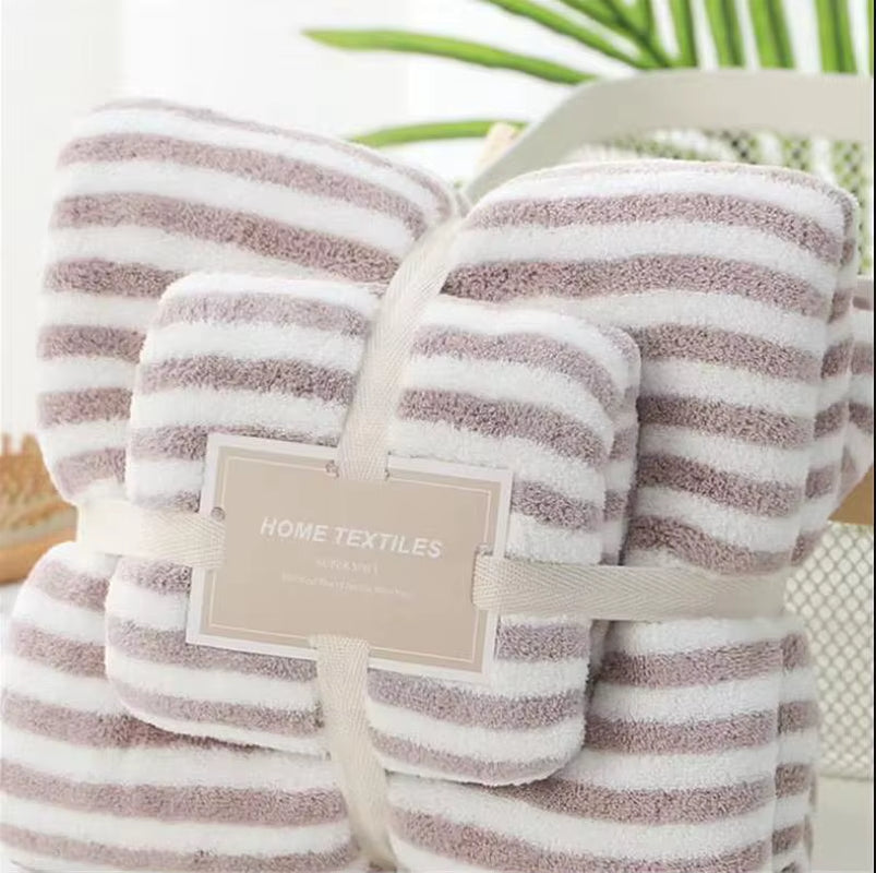 17 Colors Coral Fleece Hair Drying Towel Microfibre Swimming Hand Bath Towel Sets Bathroom Towels Microfiber Towel Set