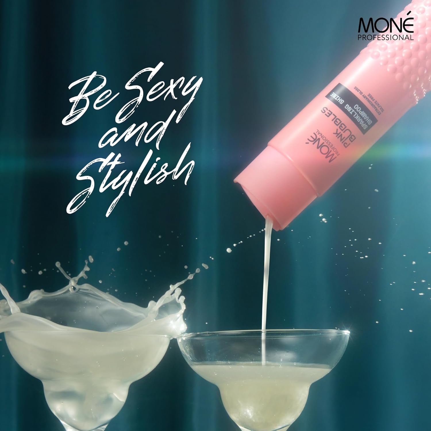 MONÉ PROFESSIONAL - Shampoo Für Coloriertes Haar, Intensiver Glanz - Haarshampoo Damen Ohne Sulfate, Parabene Und Schädliches Silikon - Intensiver Farbschutz - Nährend & Geschmeidig - 300 Ml