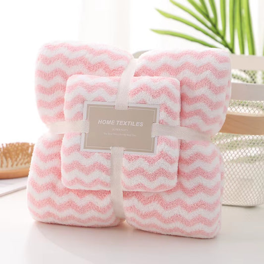17 Colors Coral Fleece Hair Drying Towel Microfibre Swimming Hand Bath Towel Sets Bathroom Towels Microfiber Towel Set