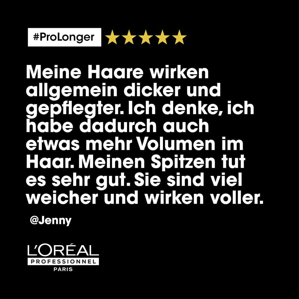L'Oréal Professionnel Stärkendes Haarshampoo Für Langes Und Dünnes Haar, Mit Filler A-100 & Aminosäuren, Serie Expert, Pro Longer Shampoo